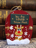 Premium Rustic Wooden Hand-crafted Christmas Tree Decoration Gift Made In Yorkshire