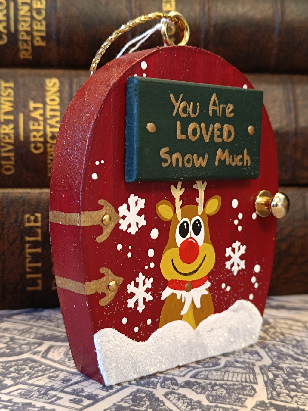 Premium Rustic Wooden Hand-crafted Christmas Tree Decoration Gift Made In Yorkshire