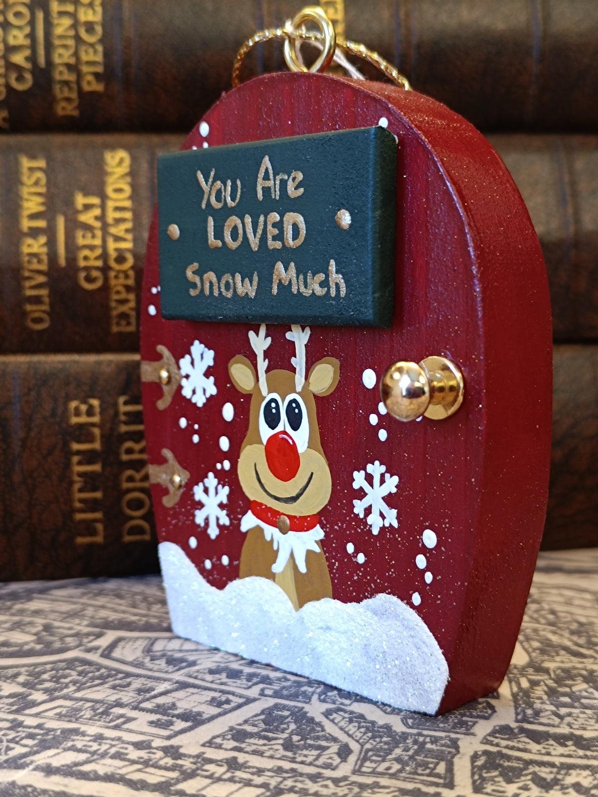 Premium Rustic Wooden Hand-crafted Christmas Tree Decoration Gift Made In Yorkshire