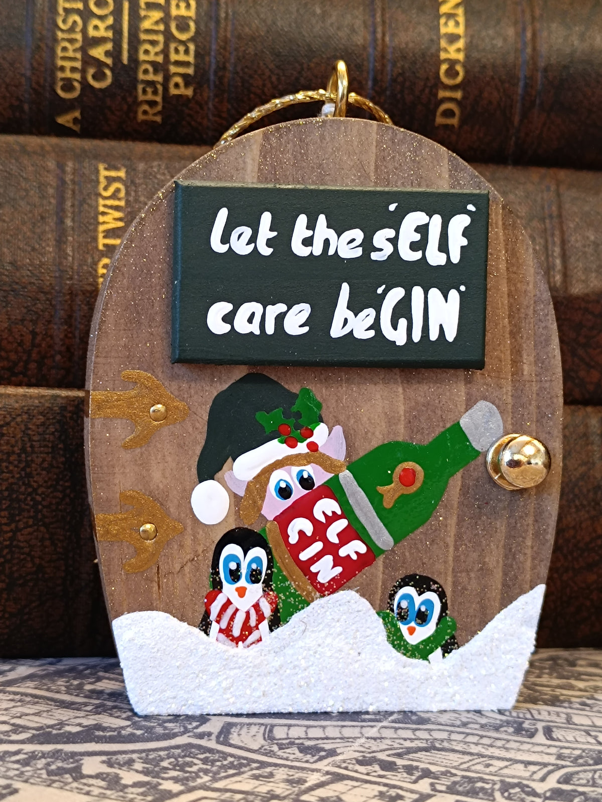 Premium Rustic Wooden Hand-crafted Christmas Tree Decoration Gift Made In Yorkshire