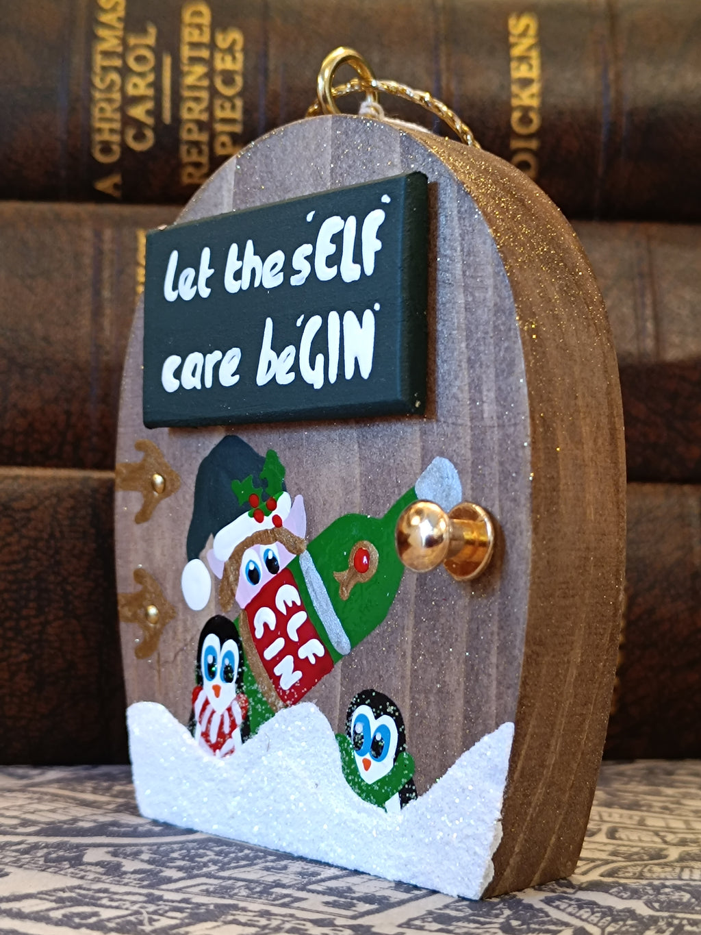 Premium Rustic Wooden Hand-crafted Christmas Tree Decoration Gift Made In Yorkshire