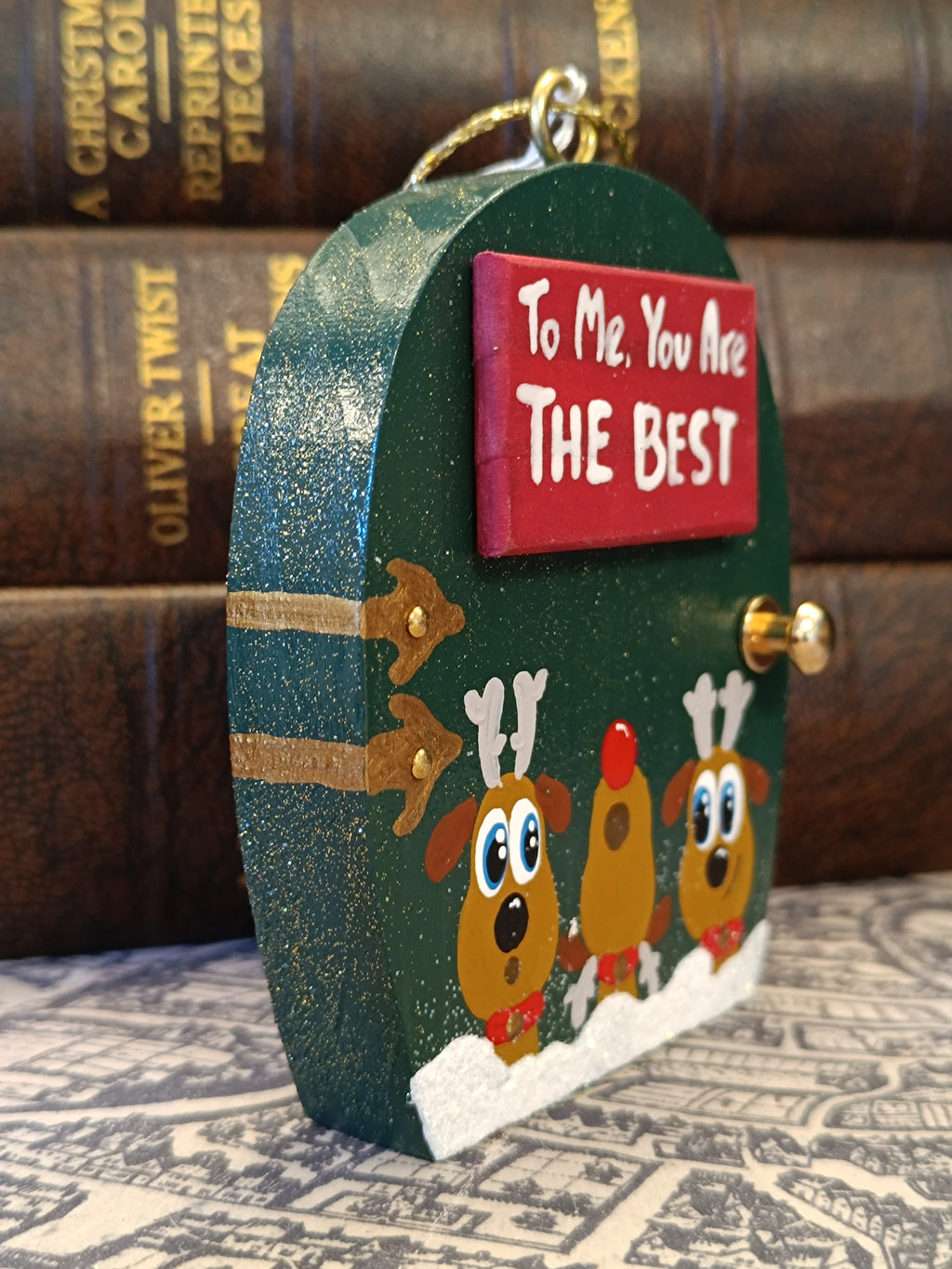 Premium Rustic Wooden Hand-crafted Christmas Tree Decoration Gift Made In Yorkshire