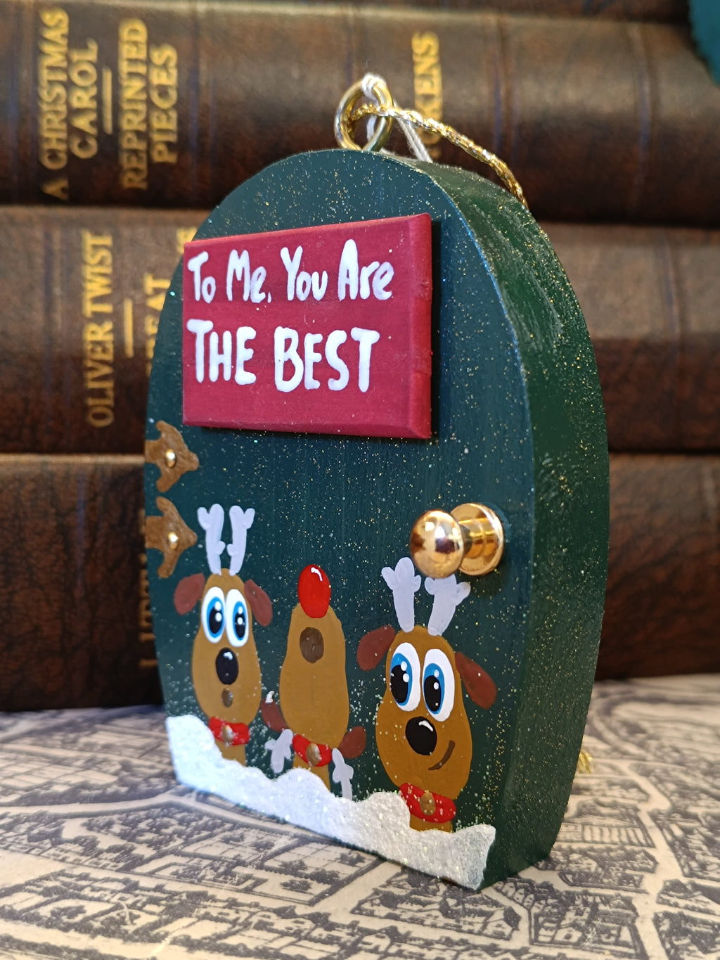 Premium Rustic Wooden Hand-crafted Christmas Tree Decoration Gift Made In Yorkshire