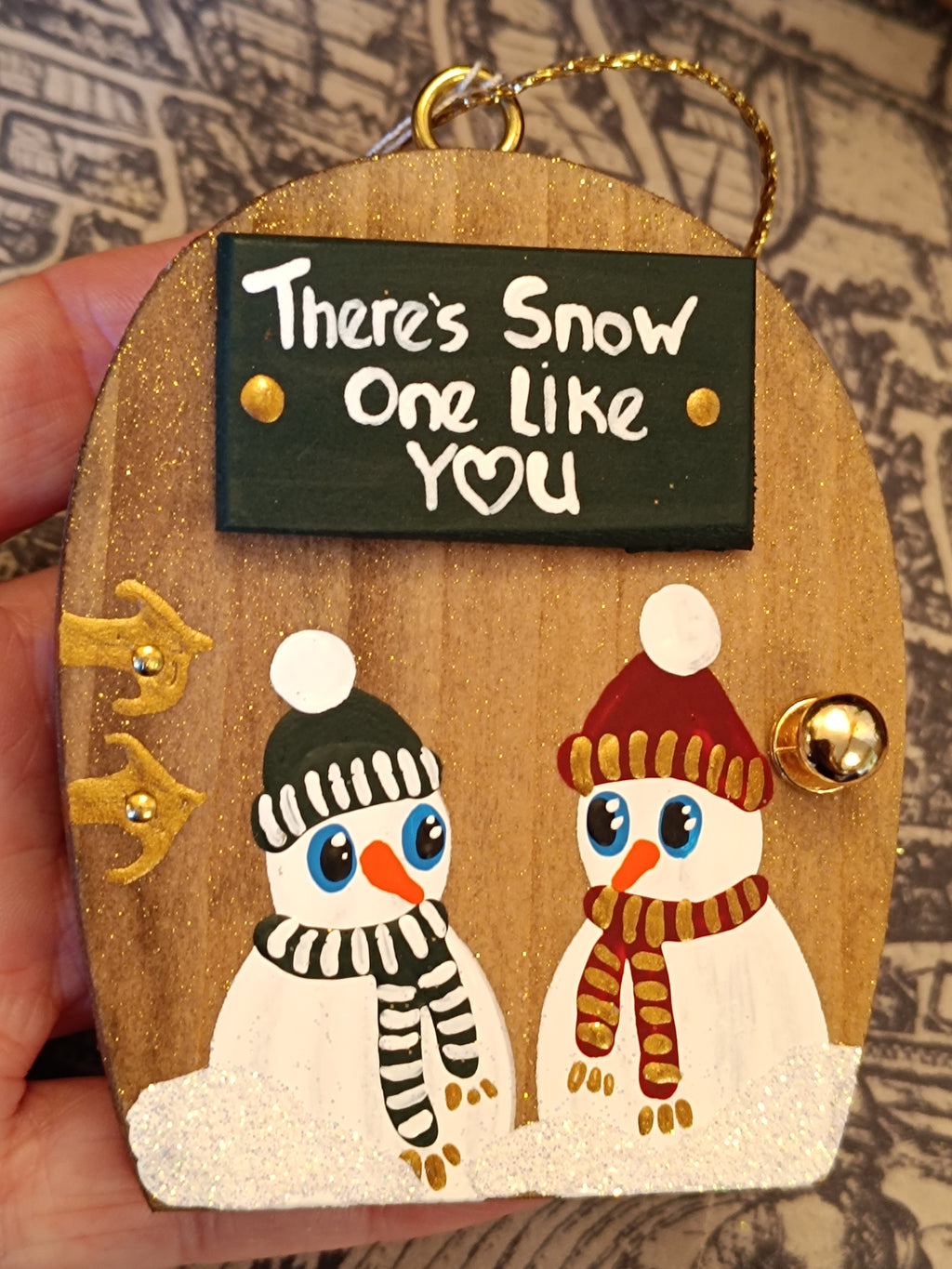 Premium Rustic Wooden Hand-crafted Christmas Tree Decoration Gift Made In Yorkshire