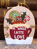 Premium Rustic Wooden Hand-crafted Christmas Tree Decoration Gift Made In Yorkshire