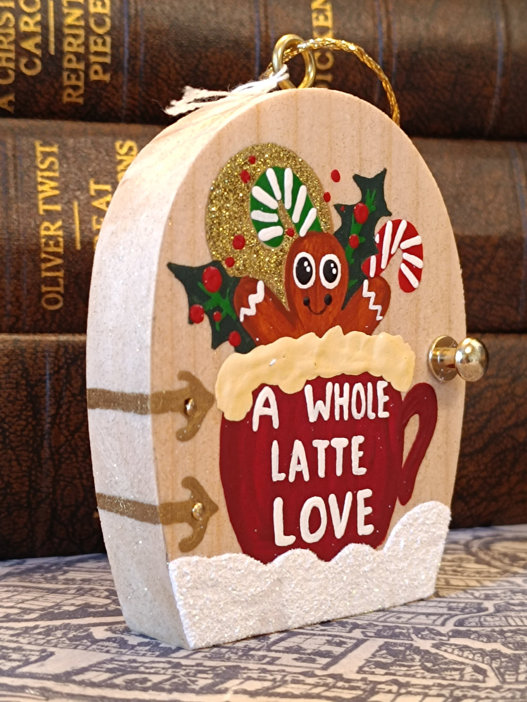 Premium Rustic Wooden Hand-crafted Christmas Tree Decoration Gift Made In Yorkshire