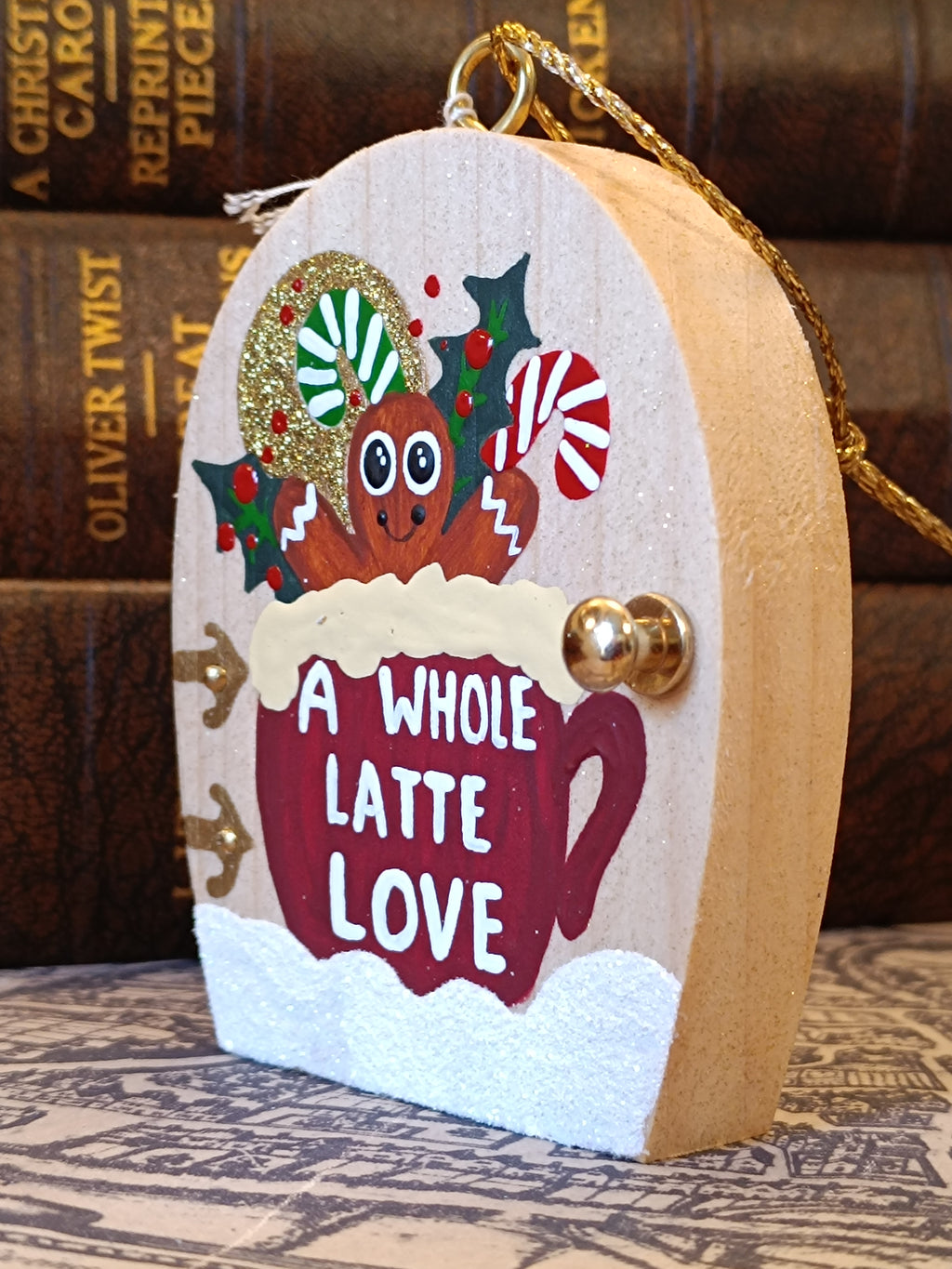 Premium Rustic Wooden Hand-crafted Christmas Tree Decoration Gift Made In Yorkshire