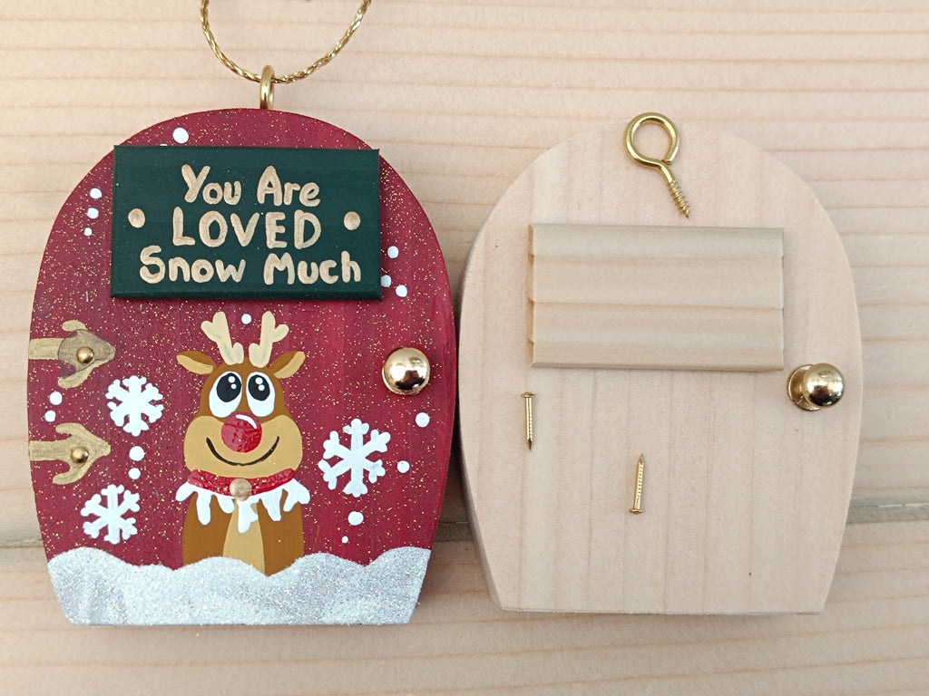 Premium Rustic Wooden Hand-crafted Christmas Tree Decoration Gift Made In Yorkshire