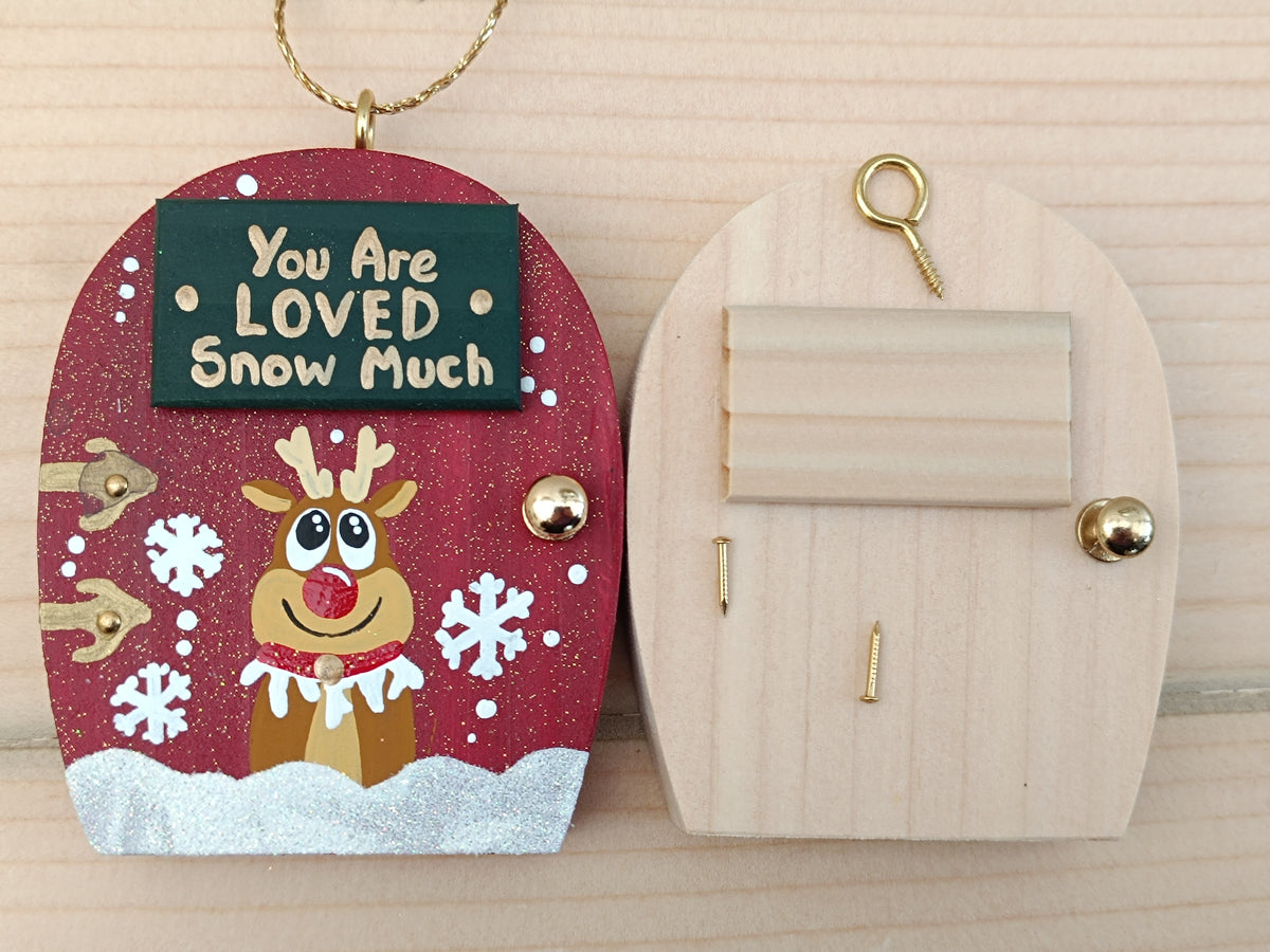 Premium Rustic Wooden Hand-crafted Christmas Tree Decoration Gift Made In Yorkshire