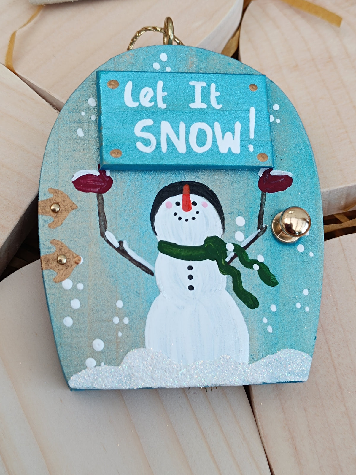 Premium Rustic Wooden Hand-crafted Christmas Tree Decoration Gift Made In Yorkshire